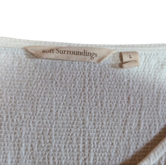 SOFT SURROUNDINGS Canary Island Tunic Large - Picture 4 of 8